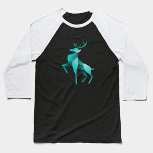 3D geometric deer Baseball T-Shirt